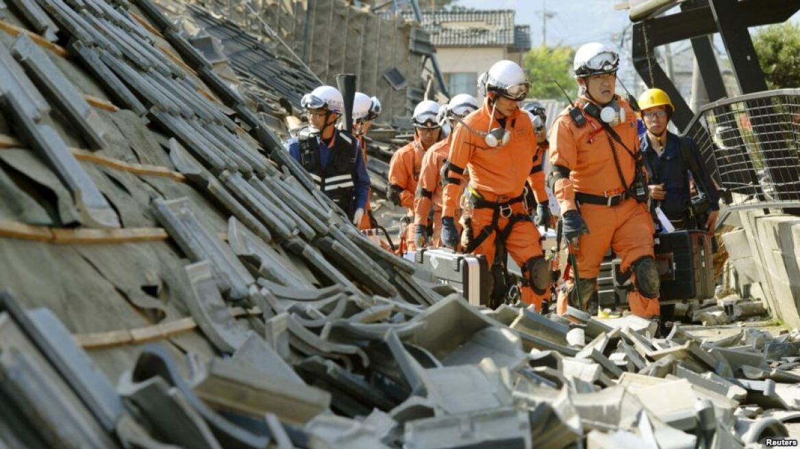 Πάνω από 30 οι νεκροί από τον νέο ισχυρό σεισμό στην Ιαπωνία